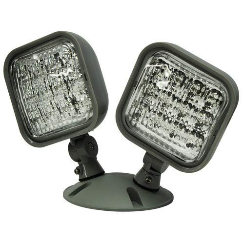 Morris Products 73306 Led Emergency Lamp Heads 2 Head Remote Weatherproof Multi-volt 2w
