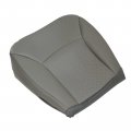 Passenger Side Bottom Replacement Leather Seat Cover Gray For Ford E-150 E-250 E-350 E-450 E-550 2002 2003 2004 2005 2006 2007 
