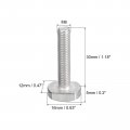 Uxcell T-slot Bolts 20pcs M6x30mm Slot Drop-in Stud Sliding 304 Stainless Steel Shape Screws For T Track