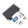 Keenso 100w Solar Panel Charger With 100a Controller Comprehensive Protection For Security Camera Greenhouses