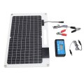 Keenso 100w Solar Panel Charger With 100a Controller Comprehensive Protection For Security Camera Greenhouses