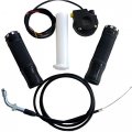 Gas Bike Throttle Assembly W Billet Grips And 50 Cable 