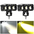 Kawell 60w Led Driving Light Auxiliary Fog Spotlight Pods Ip68 Waterproof Double Color Work For Motorcycle Off Road Atv Utv 4x4 