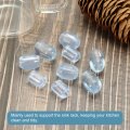 Meccanixity Kitchen Sink Rack Feet 5mm Id X 10 Od Pvc Replacement For Protective Grid Clear Pack Of 40