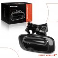 A-premium Smooth Black Tailgate Handlea Latch And Bezel Trim With Rod Clips Compatible Chevy Gmc Models Silverado Sierra 1500