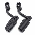 Httmt- Black 5 Long Foot Peg Kit 1 25 Engine Guard Compatible With Dlx600 Shadow Vt600 P N Mt216-112-bk 216-089-bk