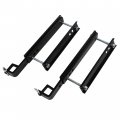 Kuafu Weight Distribution Hitch Support Bracket Compatible With 10-inch Trailer Frame Adjustable Black Steel Powder Coated Pair