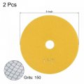 Uxcell Diamond Polishing Pad 5-inch 150 Grits Wet Dry Grinding For Stone Concrete Marble Countertop Floor 2pcs