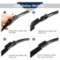 X Autohaux Front Windshield Wiper Blades For Jaguar F-pace X761 2016-2019 26 Inch 19