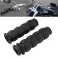 1 Pair Black Motorcycle Handlebar Grips Left Right For 2007-2012 Yamaha V Star 1300 Xvs1300ct Tourer