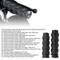 1 Pair Black Motorcycle Handlebar Grips Left Right For 2007-2012 Yamaha V Star 1300 Xvs1300ct Tourer