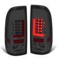 Auto Dynasty Tail Lights For Ford F250 F350 F450 F550 Super Duty Driver And Passenger Side L-style Red 3d Led Bar Brake Lamps 