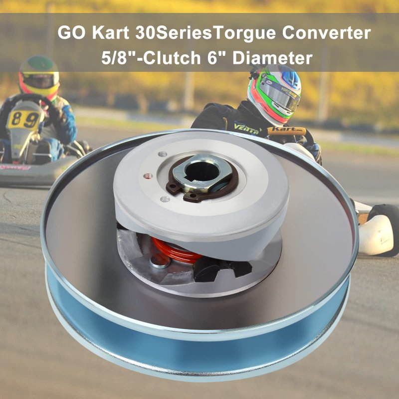 30 Series Torque Converter 5 8 Clutch 6 Driven Asymmetric Go Kart Mini Bike Replaces Comet 219457a