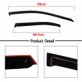 Aintier Ventvisor Side Window Deflector Visors Rain Guard Set Fits For 2004-2008 Tsx Cl8 Euro-r Jdm 3d