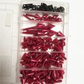 Smt-universal Spike Bolt Screws Mc Sportbike Compatible With Kawasaki Ninja Ex250 Zx14 Zx7 Zx9r Red Motorcycle B00xirx1zi