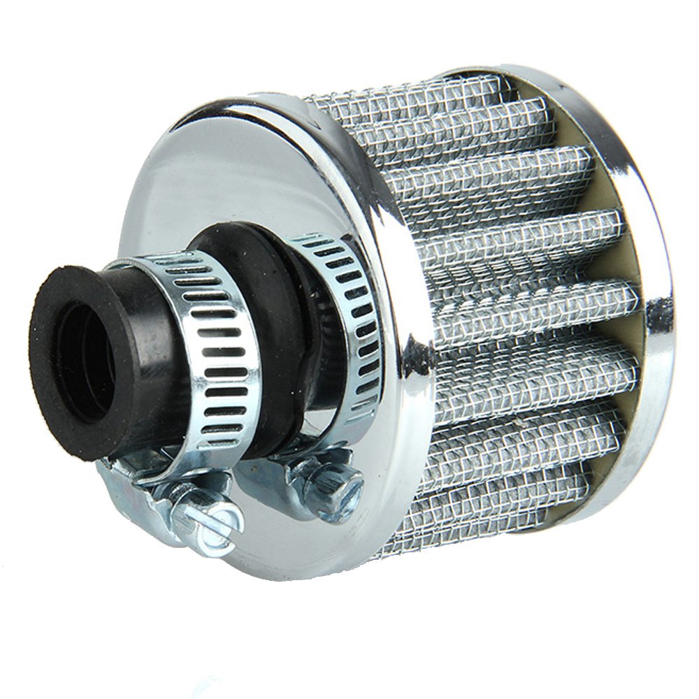 E Supporta 12mm Mini Sliver Cone Cold Air Intake Filter Turbo Vent Car