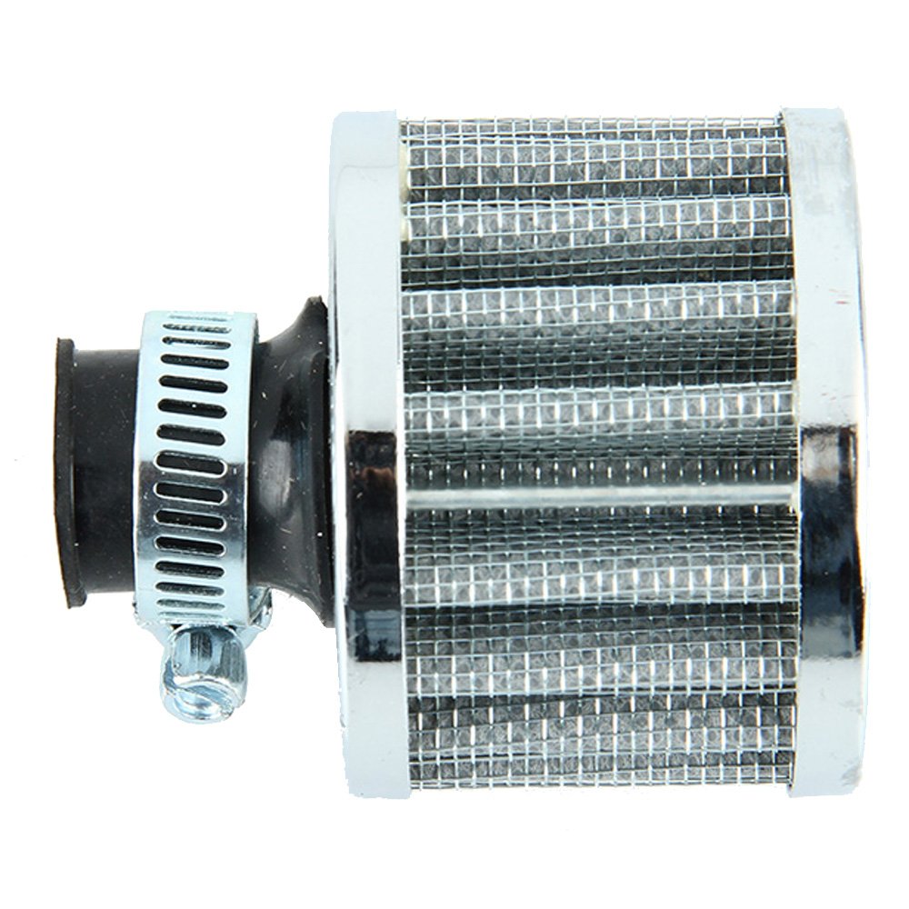 E Supporta 12mm Mini Sliver Cone Cold Air Intake Filter Turbo Vent Car