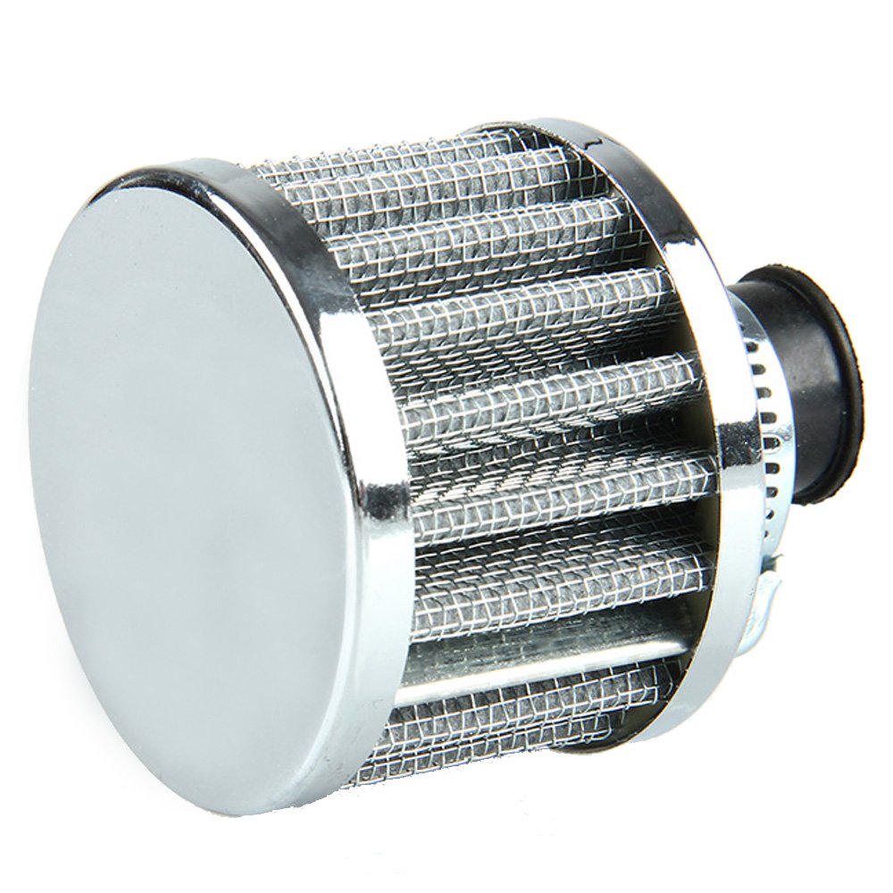 E Supporta 12mm Mini Sliver Cone Cold Air Intake Filter Turbo Vent Car