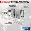 Front Spool Valve Solenoid Assembly Compatible With Honda Vehicles 2008-2017 Accord Crosstour Odyssey Pilot Replaces