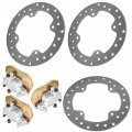 Caltric Front Right Brake Disc And Caliper Kit Canam Outlander 1000r 4x4 Xt 2018 2019 2020 2021 2022