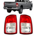 1 Pair Driver And Passenger Side Tail Lights Replacement For Ram 2500 2019-2022 Halogen Brake Lamps With White Bezel 68361714ae 