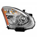 Chrome Housing Oe-style Headlight Lamp Assembly For 2008-2013 Nissan Rogue Halogen Model Passenger Side 