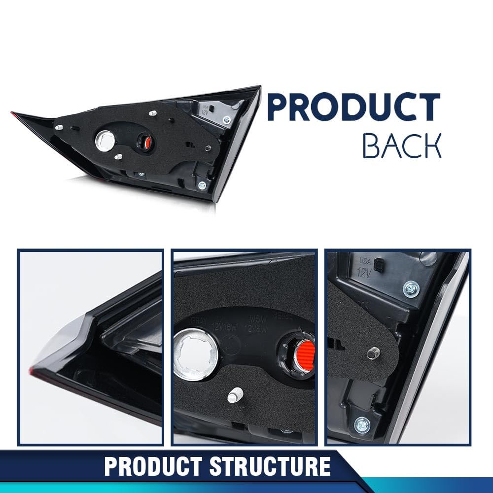 Inner Tail Light Rear Brake Lamp Driver Left Side For Nissan Altima Sedan 2019 2022 Red Lens Part Number 265456ca0a Ni2802119