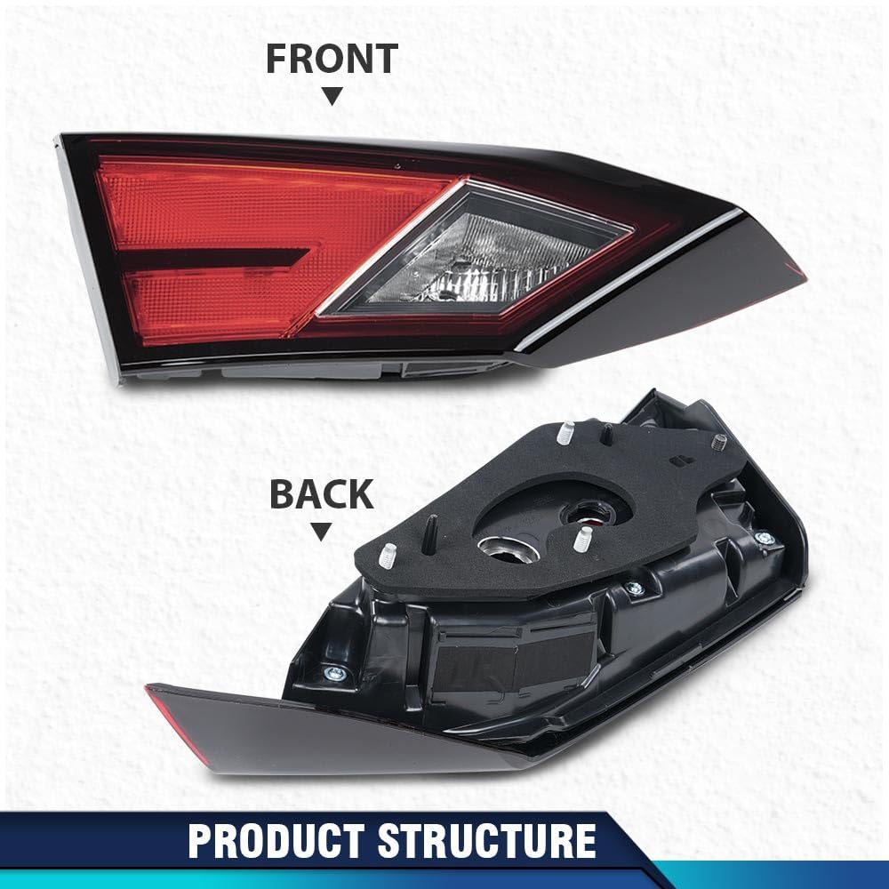 Inner Tail Light Rear Brake Lamp Driver Left Side For Nissan Altima Sedan 2019 2022 Red Lens Part Number 265456ca0a Ni2802119