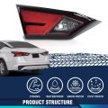 Inner Tail Light Rear Brake Lamp Driver Left Side For Nissan Altima Sedan 2019 2022 Red Lens Part Number 265456ca0a Ni2802119