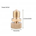 2pcs Bleeder Screw Brass Air Valve Replacement For High Pressure Electric Pump Accessories Repair Kit 30mpa 4500psi 10 X 1mm