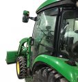 Tractor Mirror Assembly With Fixed Arms Replacement For Dm2455000 John Deere 5000 6000
