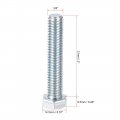 Uxcell Hex Head Screw Bolts Carbon Steel 3 8 -16x2 Fastener Grade 5 Unc 5pcs