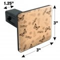 Butterflies And Dragonflies Flower Insect Pattern Tow Trailer Hitch Cover Plug Insert