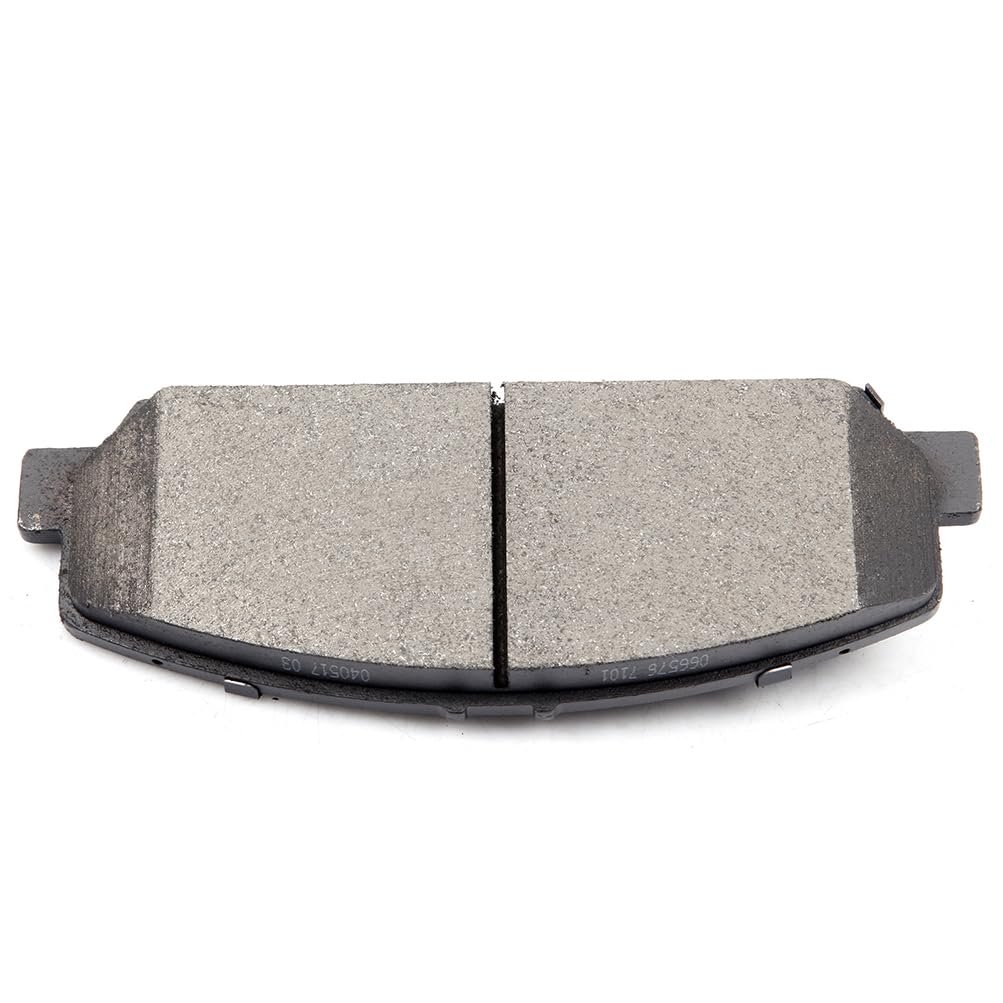 Front D1286 Ceramic 4pcs W Hardware Disc Brake Pad Set