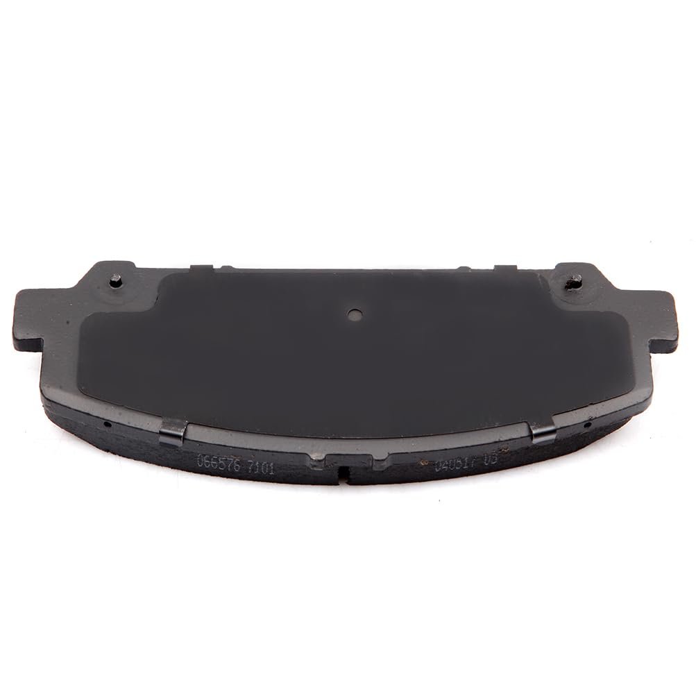 Front D1286 Ceramic 4pcs W Hardware Disc Brake Pad Set