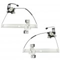 Ocpty Rear Left Side Power Window Regulator Fit For 2003 2004 2005 2006 2007 2008 2009 Hummer H2 W Motor 751-707