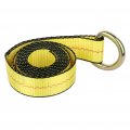 Ocpty Heavy Duty 4x 8 Lasso Straps Wrecker Truck Tow Dolly Tire Wheel Tie Down Strap Yellow