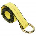 Ocpty Heavy Duty 4x 8 Lasso Straps Wrecker Truck Tow Dolly Tire Wheel Tie Down Strap Yellow