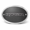 Ipick Image Made For Ford Ranger 3d Logo On Carbon Fiber Look Oval Billet Aluminum 2 Tow Hitch Cover