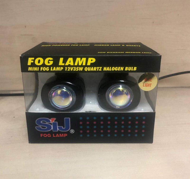 Prolinemax Blue Sj-835 Mini Halogen Lamp Fog Light 35w 12v Car Headlights