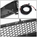 Led Light Bar Drl Honeycomb Mesh Front Lower Bumper Grille Compatible With Ford Mustang 2 3l 5 0l 18-19