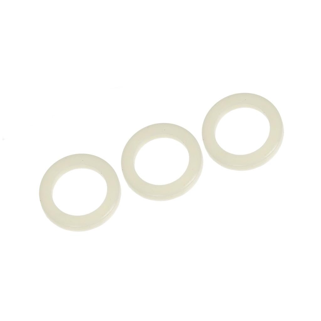 Engine Oil Drain Plug Gaskets Ford Bronco 1990 1996 25 Pieces White Nylon 0 51 In Inside Diameter Replacement For