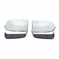 Ecotric Pair Tow Mirror Caps Cover Compatible With 2014-2019 Chevy Silverado Gmc Sierra Truck Pickup Replacement For 23444125