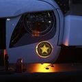 Opar Five Stars Amber Led Front Turn Signals For 2007-2017 Jeep Wrangler Jk Unlimited