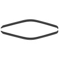 Side Window Deflectors 2 Pieces For Chevy Blazer 1992 To 1994 C1500 C2500 Transparent Smoked Rain Guards Tape On Outside Mount 