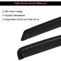 Side Window Deflectors 2 Pieces For Chevy Blazer 1992 To 1994 C1500 C2500 Transparent Smoked Rain Guards Tape On Outside Mount