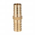 14mm Id Brass Barb Splicer Fitting Straight Hose Air Gas Water Fuel 