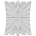 Ekena Millwork Rosc075x100neluf 7 1 2 W X 10 H 5 8 P Super Jumbo Nelson Rosette White 