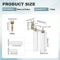 Slide Gate Guide Roller Kit 2 Set Nylon Rollers With Rear Post Bracket Adjustable Sliding Hardware For Barn Rolling Doors 1 97