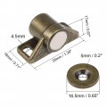 Uxcell Cabinet Door Magnetic Latch Catch Zinc Alloy With Screws Bronze Tone 4pcs